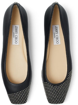 (Women) Jimmy Choo Davia Flat 'Black Nappa Leather' DAVIAFLATNYX Lookbook (Women) Jimmy Choo Davia Flat 'Black Nappa Leather' DAVIAFLATNYX