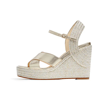 (W) Jimmy Choo Dellena 100 'White Gold'