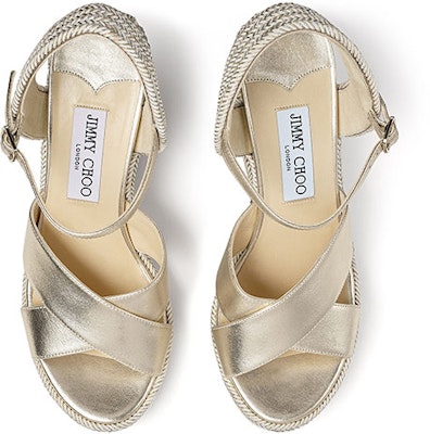 (Women) Jimmy Choo Dellena 100 'White Gold' DELLENA100NMW Lookbook (Women) Jimmy Choo Dellena 100 'White Gold' DELLENA100NMW