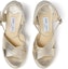 Lookbook (Women) Jimmy Choo Dellena 100 'White Gold' DELLENA100NMW