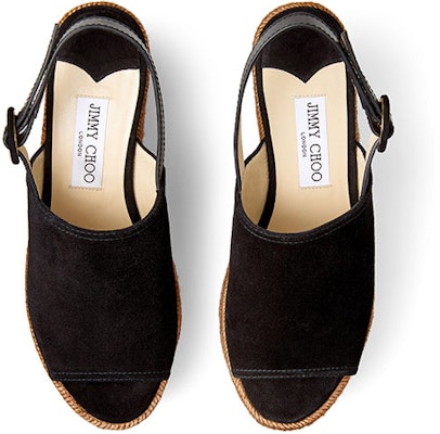 (Women) Jimmy Choo Deya 95 'Black Suede' DEYA95XVJ Lookbook (Women) Jimmy Choo Deya 95 'Black Suede' DEYA95XVJ
