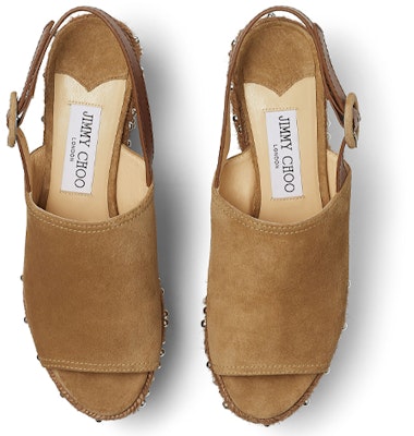 (Women) Jimmy Choo Deya 95 'Brown Suede' DEYA95XVD Lookbook (Women) Jimmy Choo Deya 95 'Brown Suede' DEYA95XVD