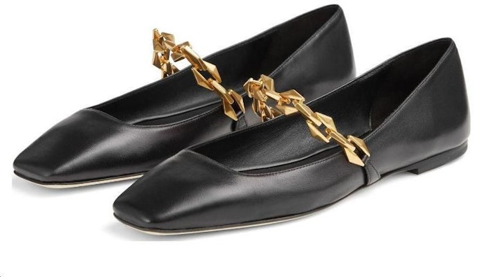 (Women) Jimmy Choo Diamond 'Black Sheepskin Fashion Trend' Casual Shoes DIAMONDTILDAFLATNAP Lookbook (Women) Jimmy Choo Diamond 'Black Sheepskin Fashion Trend' Casual Shoes DIAMONDTILDAFLATNAP