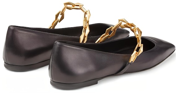 (W) Jimmy Choo Diamond "Tendencia Moda Piel de Oveja Negra" Zapatos Casual DIAMONDTILDAFLATNAP Purchase (W) Jimmy Choo Diamond "Tendencia Moda Piel de Oveja Negra" Zapatos Casual DIAMONDTILDAFLATNAP