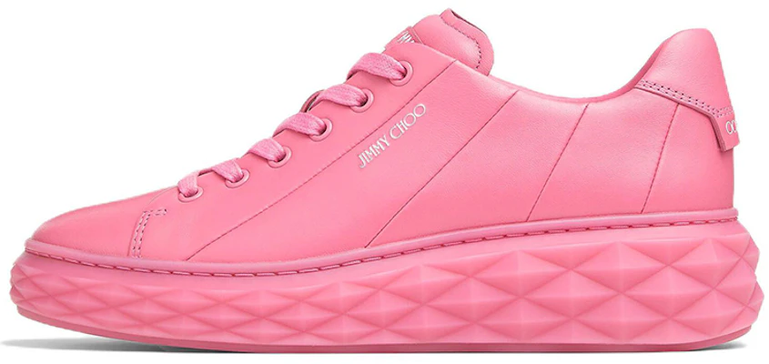(Women) Jimmy Choo Diamond Light Maxi Pink Leather Low-Top Fashion Sneakers. DIAMONDLIGHT MAXI FNAP Pink Powder Buy (Women) Jimmy Choo Diamond Light Maxi Pink Leather Low-Top Fashion Sneakers. DIAMONDLIGHT MAXI FNAP Pink Powder