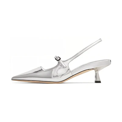 (W) Jimmy Choo Didi 'Silver Stiletto'
