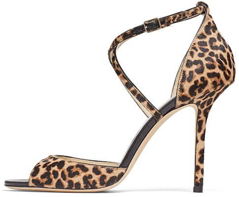 (Women) Jimmy Choo Emsy 100 High Heels Sandals 'Leopard' EMSY100LOP Buy (Women) Jimmy Choo Emsy 100 High Heels Sandals 'Leopard' EMSY100LOP