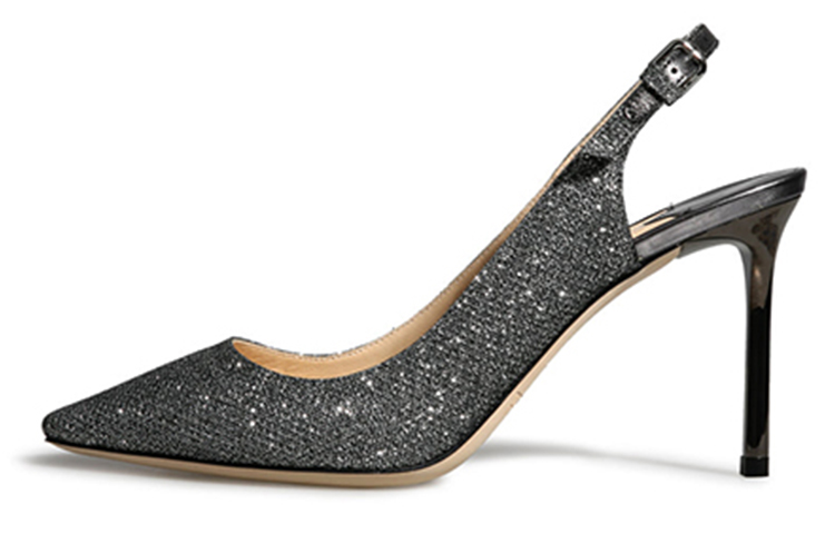 (Women) Jimmy Choo Erin 85 'Anthracite Black Silver' ERIN85LAG