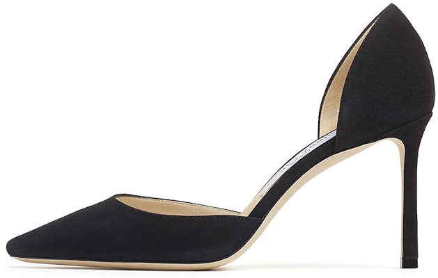 (Women) Jimmy Choo Esther 85 'Black Suede' ESTHER85SUE Buy (Women) Jimmy Choo Esther 85 'Black Suede' ESTHER85SUE