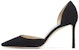 (Women) Jimmy Choo Esther 85 'Black Suede' ESTHER85SUE