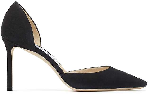 (Women) Jimmy Choo Esther 85 'Black Suede' ESTHER85SUE Order (Women) Jimmy Choo Esther 85 'Black Suede' ESTHER85SUE