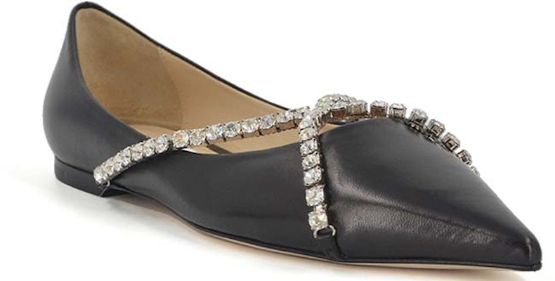 (W) Jimmy Choo Zapatos Planos 'Negros' GENEVI-FLAT-YAY-BLACK/CRYSTAL Order (W) Jimmy Choo Zapatos Planos 'Negros' GENEVI-FLAT-YAY-BLACK/CRYSTAL