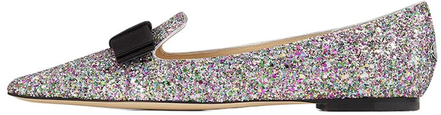 (Women) Jimmy Choo Gala Multicolor Glitter Fabric Loafers Casual Shoes GALACGF Multicolor Buy (Women) Jimmy Choo Gala Multicolor Glitter Fabric Loafers Casual Shoes GALACGF Multicolor