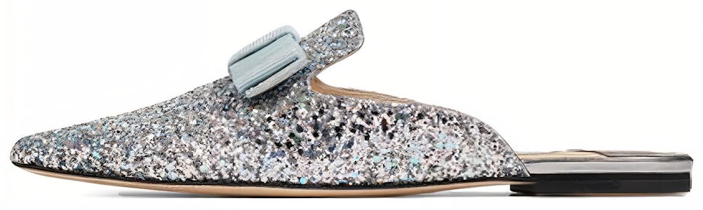 (W) Jimmy Choo Galaxy 平底鞋 ''银色亮片'' GALAXYFLATBOG-SKYMIX Buy (W) Jimmy Choo Galaxy 平底鞋 ''银色亮片'' GALAXYFLATBOG-SKYMIX