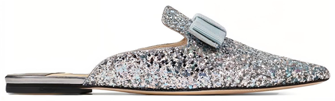 (Women) Jimmy Choo Galaxy Flat 'Silver Sequin' GALAXYFLATBOG-SKYMIX Order (Women) Jimmy Choo Galaxy Flat 'Silver Sequin' GALAXYFLATBOG-SKYMIX