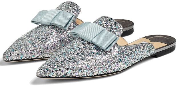 (W) Jimmy Choo Galaxy 平底鞋 ''银色亮片'' GALAXYFLATBOG-SKYMIX Lookbook (W) Jimmy Choo Galaxy 平底鞋 ''银色亮片'' GALAXYFLATBOG-SKYMIX