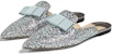 (Women) Jimmy Choo Galaxy Flat 'Silver Sequin' GALAXYFLATBOG-SKYMIX