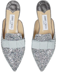 (W) Jimmy Choo Galaxy 平底鞋 ''银色亮片'' GALAXYFLATBOG-SKYMIX Shop (W) Jimmy Choo Galaxy 平底鞋 ''银色亮片'' GALAXYFLATBOG-SKYMIX