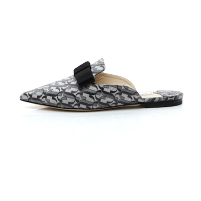 (W) Jimmy Choo Galaxy Rjc Mule 'Silver Black'