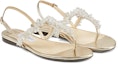 Order (Women) Jimmy Choo Gemina Flat 'White Gold' GEMINAFLATIPR