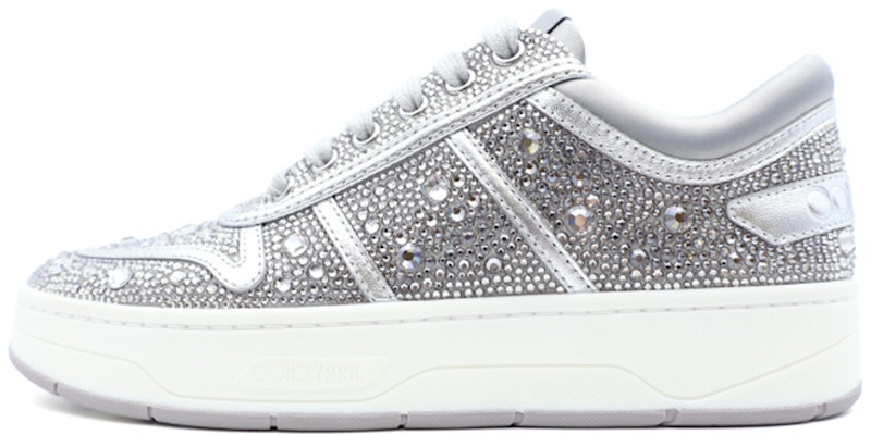 (Women) Jimmy Choo Hawaii 'Crystal Embellished Silver' HAWAIIFADSXSILVERCRYSTAL Buy (Women) Jimmy Choo Hawaii 'Crystal Embellished Silver' HAWAIIFADSXSILVERCRYSTAL