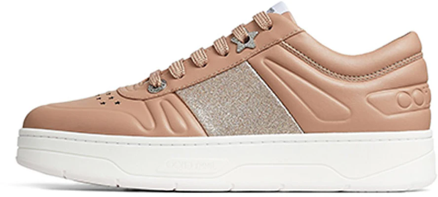 (Women) Jimmy Choo Hawaii/F Ballet Pink Calf Leather Casual Sneakers HAWAIIFFAF Ballet Pink Buy (Women) Jimmy Choo Hawaii/F Ballet Pink Calf Leather Casual Sneakers HAWAIIFFAF Ballet Pink