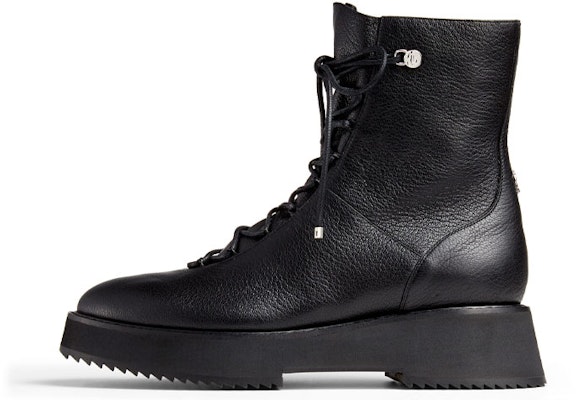 (Women) Jimmy Choo Haysley Flat 'Black Textured Leather Biker' HAYSLEYFLATGNL Buy (Women) Jimmy Choo Haysley Flat 'Black Textured Leather Biker' HAYSLEYFLATGNL