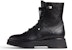 (Women) Jimmy Choo Haysley Flat 'Black Textured Leather Biker' HAYSLEYFLATGNL