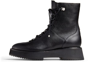 (Women) Jimmy Choo Haysley Flat 'Black Textured Leather Biker' HAYSLEYFLATGNL (Women) Jimmy Choo Haysley Flat 'Black Textured Leather Biker' HAYSLEYFLATGNL