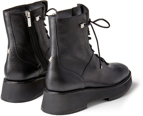 (W) Jimmy Choo Haysley Flat 'Cuero Texturado Negro Biker' HAYSLEYFLATGNL Lookbook (W) Jimmy Choo Haysley Flat 'Cuero Texturado Negro Biker' HAYSLEYFLATGNL