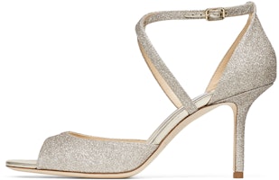 (Women) Jimmy Choo High Heel Sandals 'Silver' 'Emsy 85' EMSY85DGZ (Women) Jimmy Choo High Heel Sandals 'Silver' 'Emsy 85' EMSY85DGZ