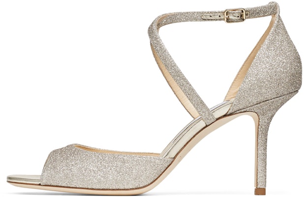 (Women) Jimmy Choo High Heel Sandals 'Silver' 'Emsy 85' EMSY85DGZ Buy (Women) Jimmy Choo High Heel Sandals 'Silver' 'Emsy 85' EMSY85DGZ