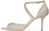 Buy (Women) Jimmy Choo High Heel Sandals 'Silver' 'Emsy 85' EMSY85DGZ