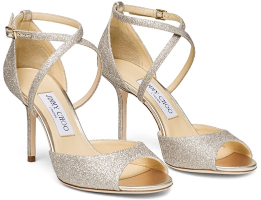 (W) Sandalias de Tacón Alto Jimmy Choo 'Plata' 'Emsy 85' EMSY85DGZ Order (W) Sandalias de Tacón Alto Jimmy Choo 'Plata' 'Emsy 85' EMSY85DGZ