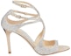 Order (Women) Jimmy Choo Ivette High Heel Sandals 'Silver' IVETTESCX