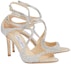 Lookbook (Women) Jimmy Choo Ivette High Heel Sandals 'Silver' IVETTESCX