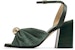 (Women) Jimmy Choo Jasie 85 High Heels Sandals 'Dark Green Velvet' JASIE85VXS