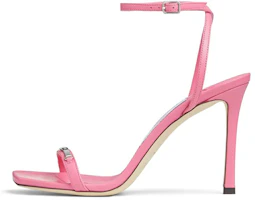 (Women) Jimmy Choo Jaxon 95 Nappa Leather Candy Pink Strap Sandals Women JAXON95NAD pink. (Women) Jimmy Choo Jaxon 95 Nappa Leather Candy Pink Strap Sandals Women JAXON95NAD pink.