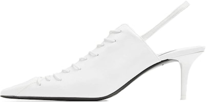 (Women) Jimmy Choo Jean Paul Gaultier x Leather 6cm 'White' 'Comfort Casual Stiletto' JCXJPGCORSETSBPUW080108 (Women) Jimmy Choo Jean Paul Gaultier x Leather 6cm 'White' 'Comfort Casual Stiletto' JCXJPGCORSETSBPUW080108