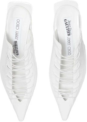(W) Jimmy Choo x Jean Paul Gaultier Stiletto Kulit Putih 6cm ''Nyaman Kasual'' JCXJPGCORSETSBPUW080108 Shop (W) Jimmy Choo x Jean Paul Gaultier Stiletto Kulit Putih 6cm ''Nyaman Kasual'' JCXJPGCORSETSBPUW080108