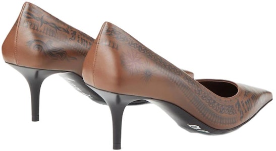 (W) Jimmy Choo Jean Paul Gaultier x 真皮舒適便鞋高跟鞋 '棕色' JCXJPGPUMPLVO027052 Lookbook (W) Jimmy Choo Jean Paul Gaultier x 真皮舒適便鞋高跟鞋 '棕色' JCXJPGPUMPLVO027052