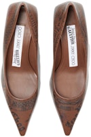 (W) Jimmy Choo Jean Paul Gaultier x 真皮舒適便鞋高跟鞋 '棕色' JCXJPGPUMPLVO027052 Shop (W) Jimmy Choo Jean Paul Gaultier x 真皮舒適便鞋高跟鞋 '棕色' JCXJPGPUMPLVO027052