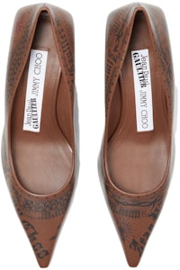 (W) Jimmy Choo Jean Paul Gaultier x 真皮舒適便鞋高跟鞋 '棕色' JCXJPGPUMPLVO027052 Shop (W) Jimmy Choo Jean Paul Gaultier x 真皮舒適便鞋高跟鞋 '棕色' JCXJPGPUMPLVO027052