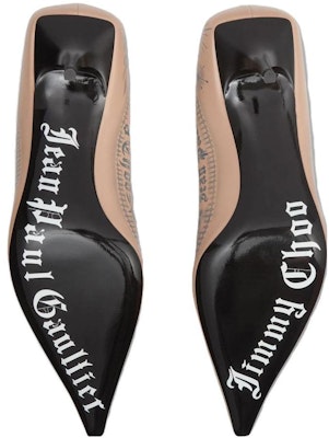 (Women) Jimmy Choo Jean Paul Gaultier x Leather Comfort Slip-On Stiletto 'Beige' JCXJPGPUMPLVO020015 Purchase (Women) Jimmy Choo Jean Paul Gaultier x Leather Comfort Slip-On Stiletto 'Beige' JCXJPGPUMPLVO020015