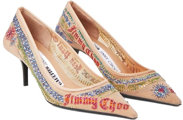 (Women) Jimmy Choo Jean Paul Gaultier x Mesh Comfort Slip-On Stiletto 'Beige' JCXJPGPUMPMQK121847 Order (Women) Jimmy Choo Jean Paul Gaultier x Mesh Comfort Slip-On Stiletto 'Beige' JCXJPGPUMPMQK121847