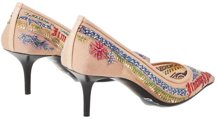 (Women) Jimmy Choo Jean Paul Gaultier x Mesh Comfort Slip-On Stiletto 'Beige' JCXJPGPUMPMQK121847 Lookbook (Women) Jimmy Choo Jean Paul Gaultier x Mesh Comfort Slip-On Stiletto 'Beige' JCXJPGPUMPMQK121847