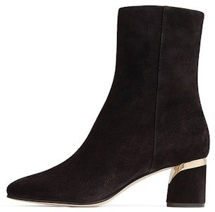 (W) Jimmy Choo Jonah 60 'Botines Negros de Tacón Ancho en Gamuza con Cremallera' JONAH60CRT-BLACK Buy (W) Jimmy Choo Jonah 60 'Botines Negros de Tacón Ancho en Gamuza con Cremallera' JONAH60CRT-BLACK