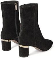 (W) Jimmy Choo Jonah 60 'Botines Negros de Tacón Ancho en Gamuza con Cremallera' JONAH60CRT-BLACK Lookbook (W) Jimmy Choo Jonah 60 'Botines Negros de Tacón Ancho en Gamuza con Cremallera' JONAH60CRT-BLACK