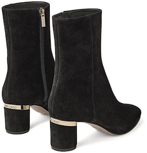 (W) Jimmy Choo Jonah 60 'Botines Negros de Tacón Ancho en Gamuza con Cremallera' JONAH60CRT-BLACK Lookbook (W) Jimmy Choo Jonah 60 'Botines Negros de Tacón Ancho en Gamuza con Cremallera' JONAH60CRT-BLACK