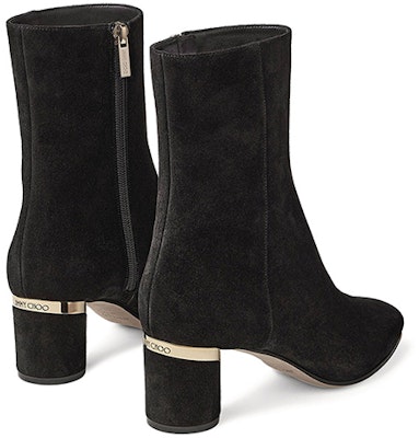 (Women) Jimmy Choo Jonah 60 'Black Suede Block Heel Zip Booties' JONAH60CRT-BLACK Lookbook (Women) Jimmy Choo Jonah 60 'Black Suede Block Heel Zip Booties' JONAH60CRT-BLACK
